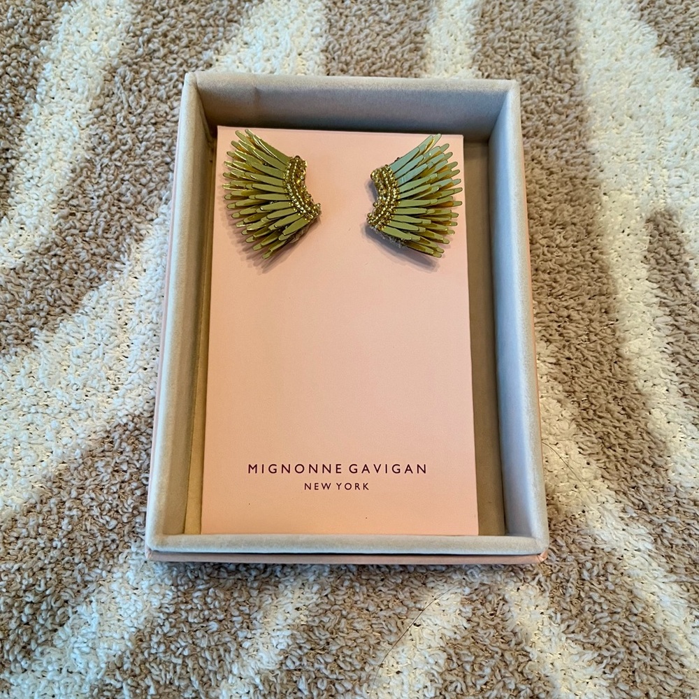 NWOT | Mignonne Gavigan Gold Wing Earrings